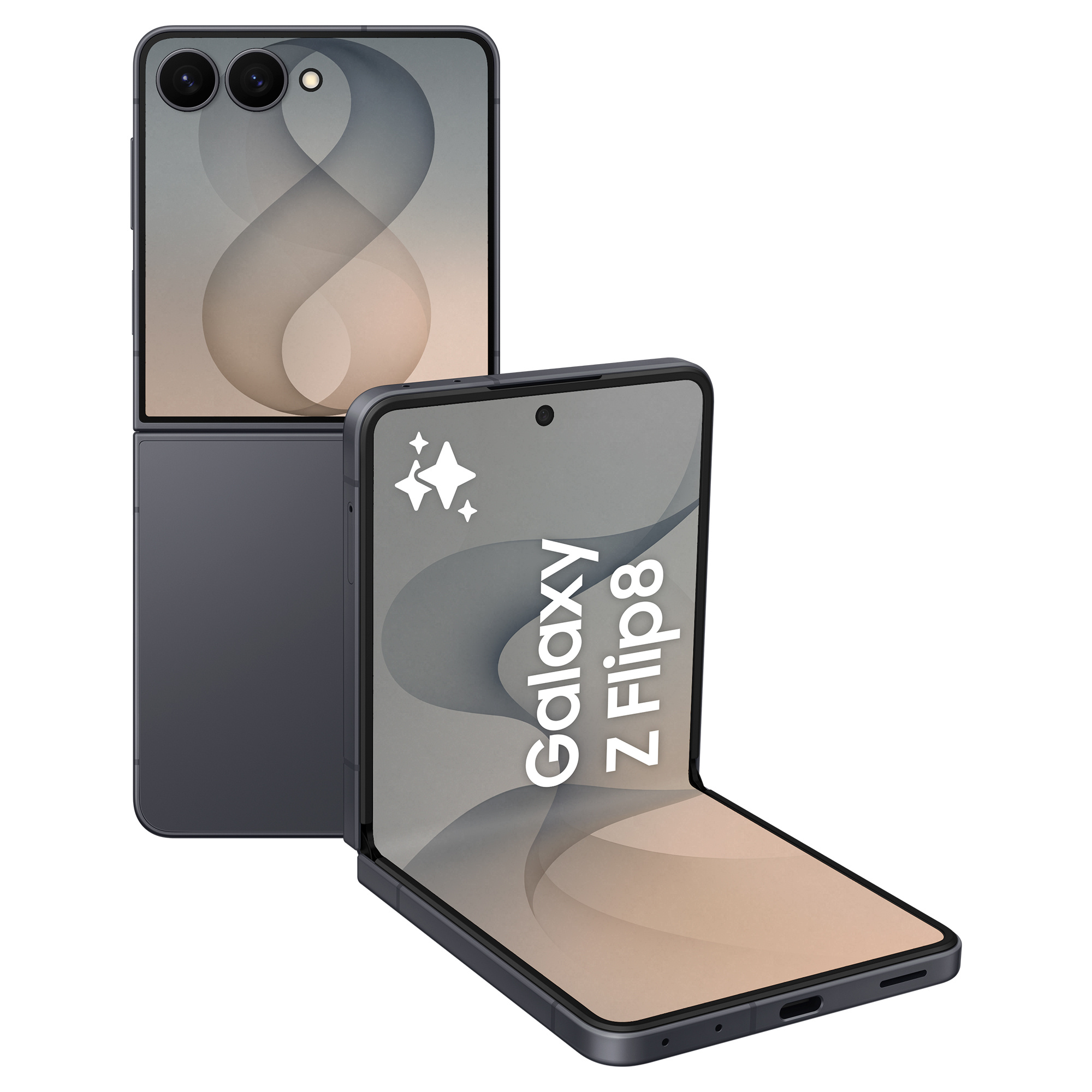 Samsung Galaxy Z Flip8 17,5 cm (6.9) Double SIM 5G USB Type-C 12 Go 256 Go 4300 mAh Graphite