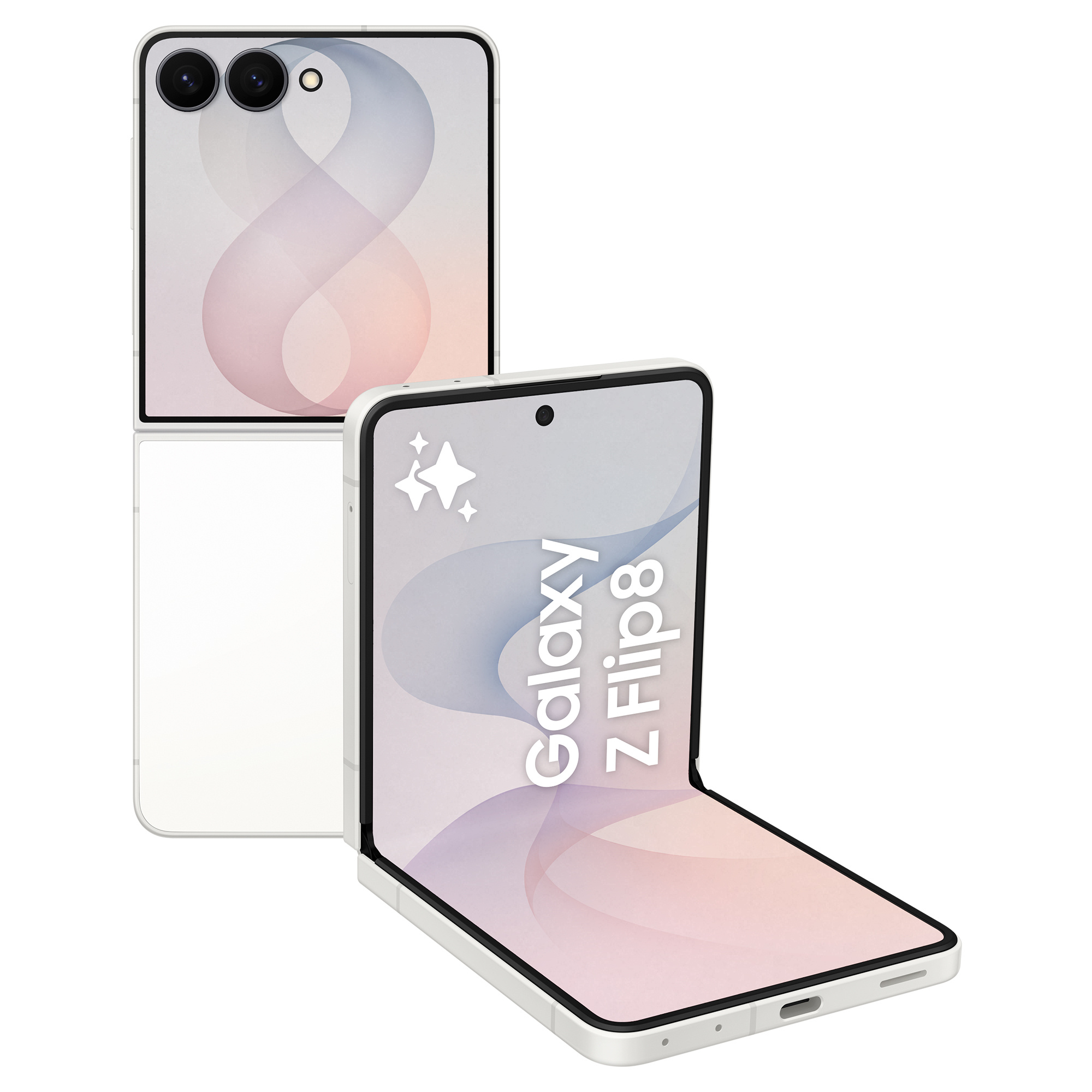 Samsung Galaxy Z Flip8 17,5 cm (6.9) Double SIM 5G USB Type-C 12 Go 256 Go 4300 mAh Crème