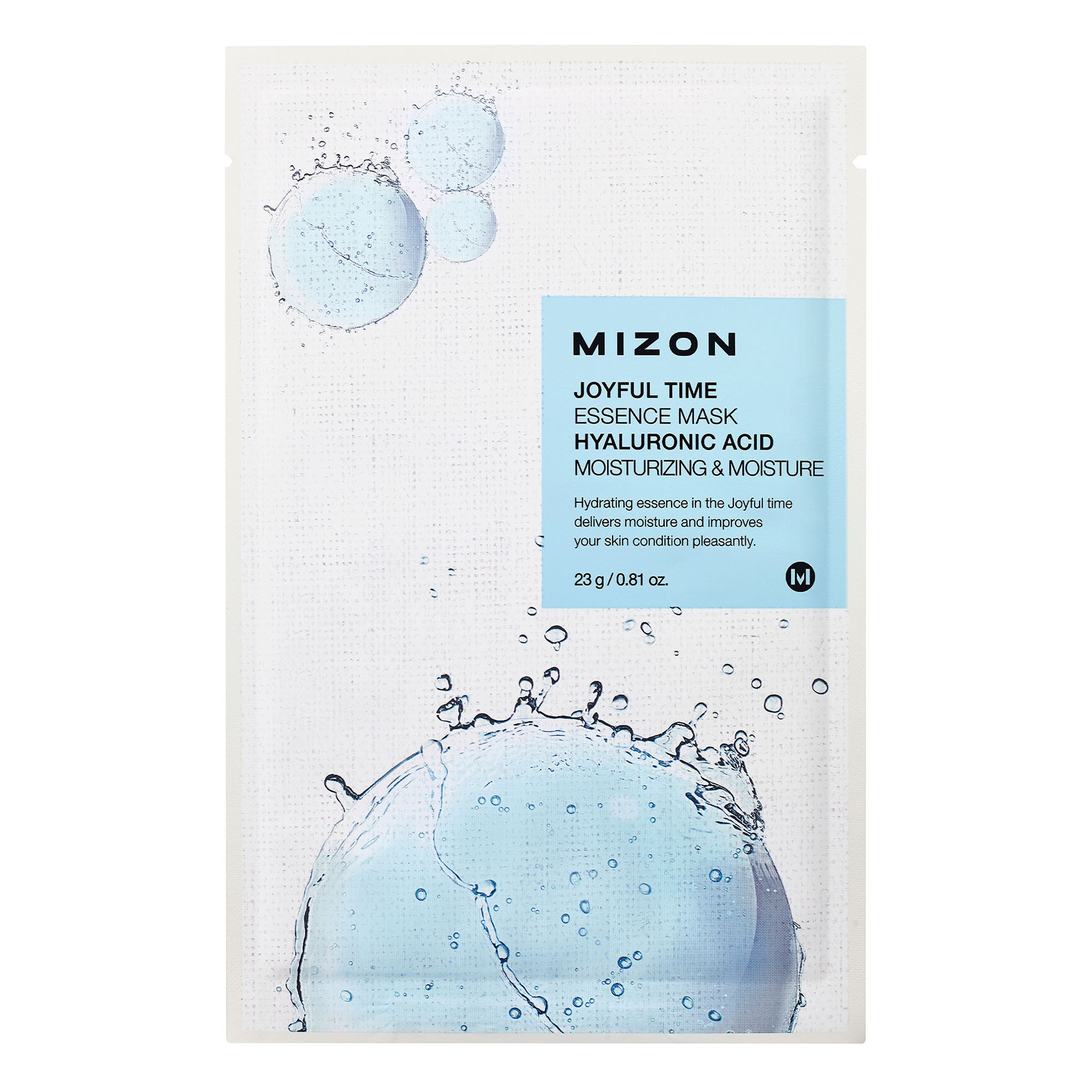 Masque anti âge à 'acide hyaluronique Joyful time Mizon 23g - vue 2