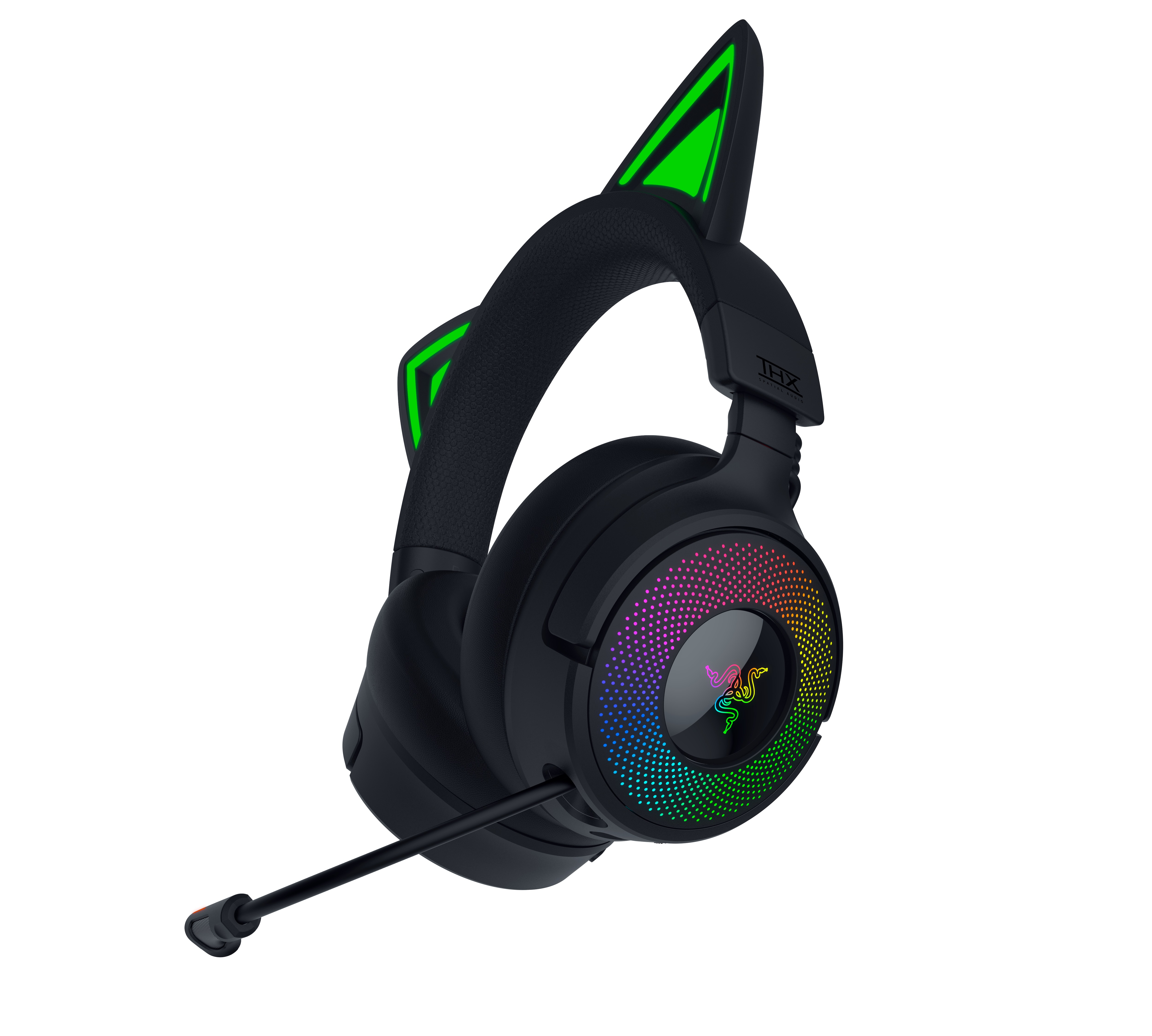 Razer Kraken Kitty V3 Pro Casque Avec fil &sans fil Arceau Gaming USB Type-A Bluetooth Noir