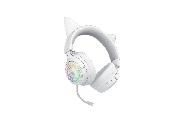 Razer Kraken Kitty V3 Pro - White Casque Avec fil &sans fil Arceau Gaming USB Type-A Bluetooth Blanc