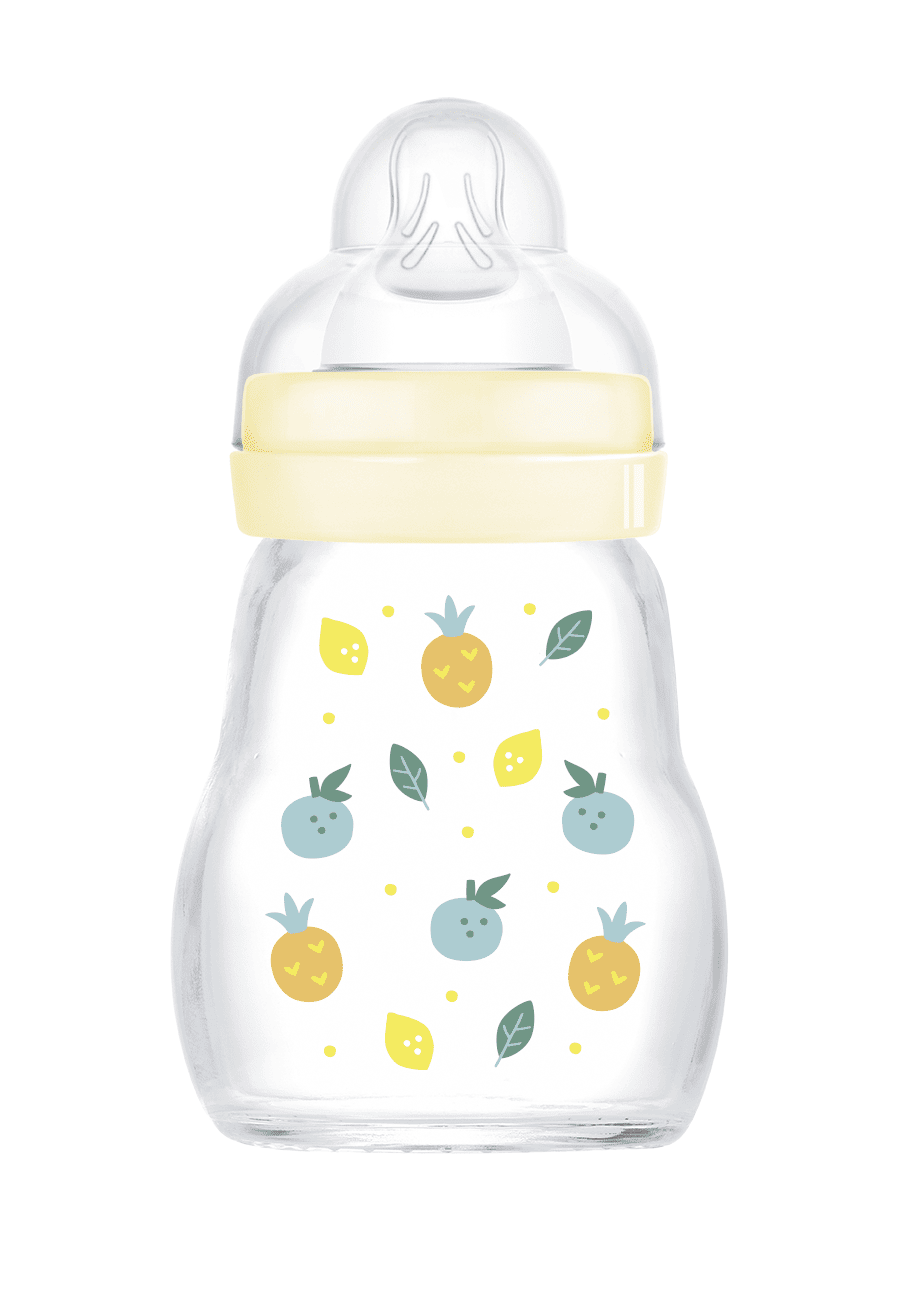 Biberon verre  170ml débit 1