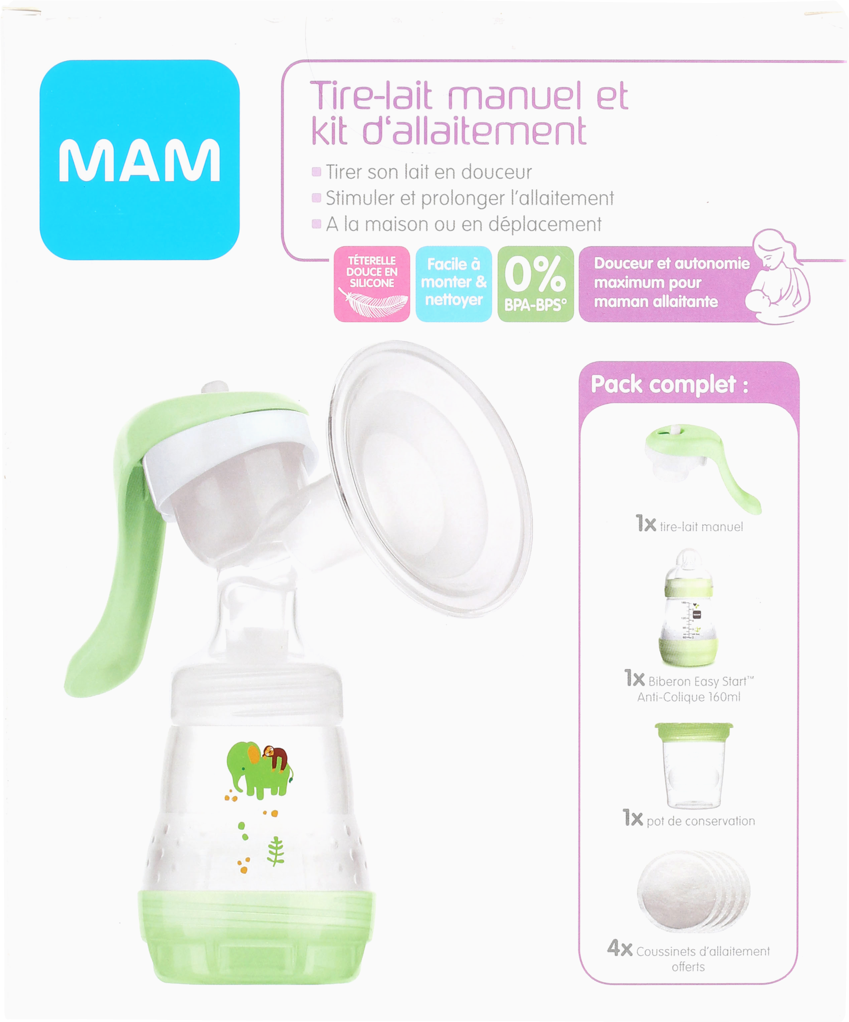 MAM Kit tire lait manuel + Kit allaitement - vue 2