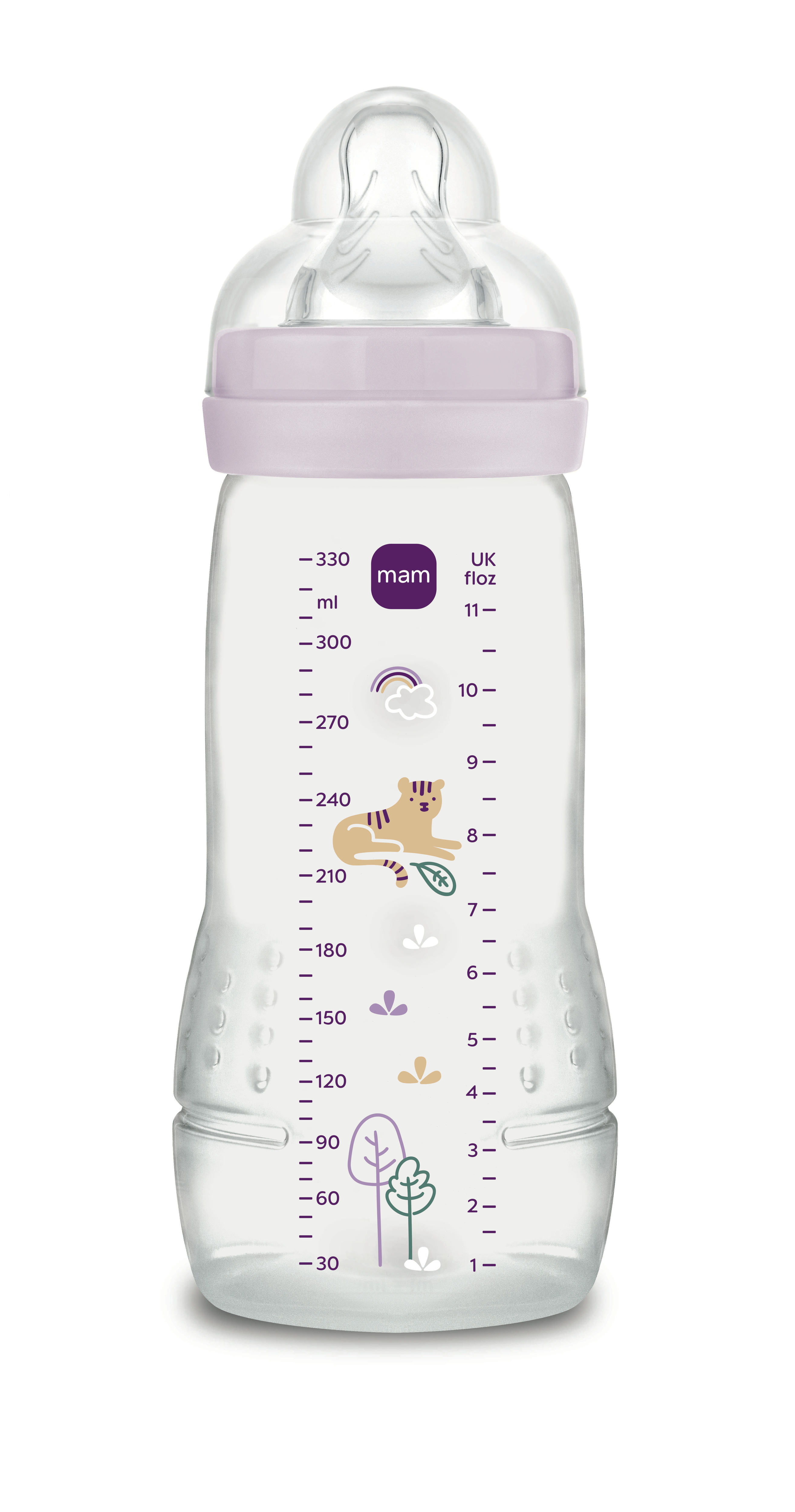 Biberon MAM BABY Easy Active + 330 ml Tétine débit X Sable - vue 3