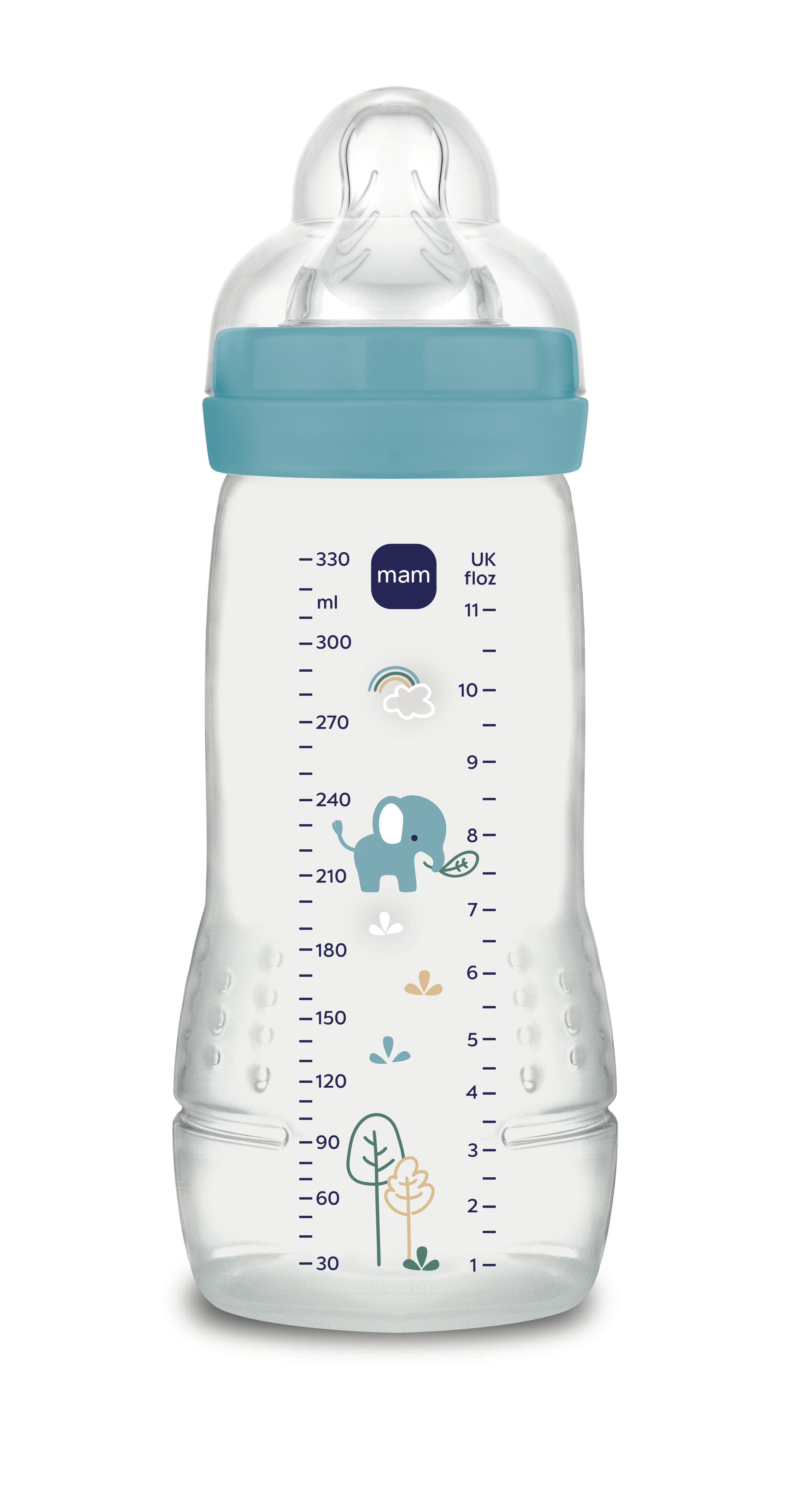Biberon MAM BABY Easy Active + 330 ml Tétine débit X Ocean - vue 2