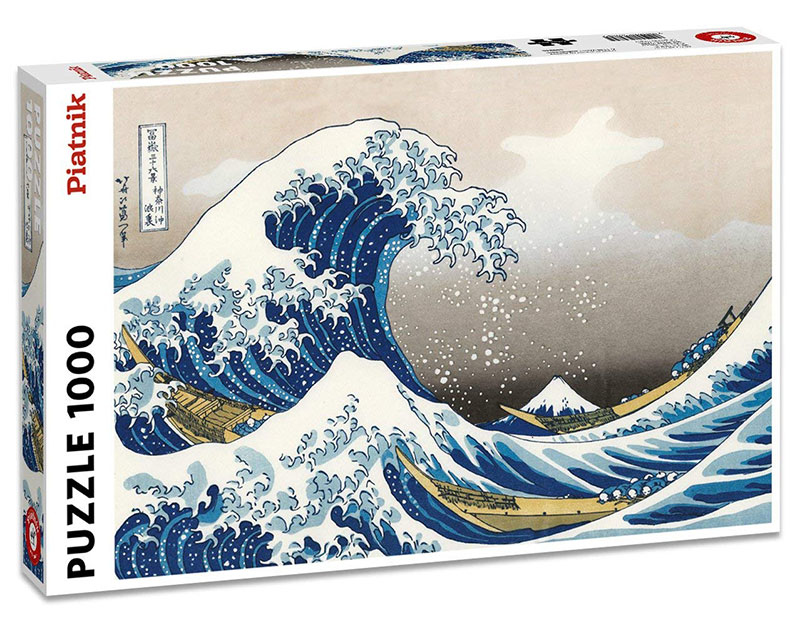 Puzzle Piatnik Hokusai La Vague 1000 pièces - vue 2
