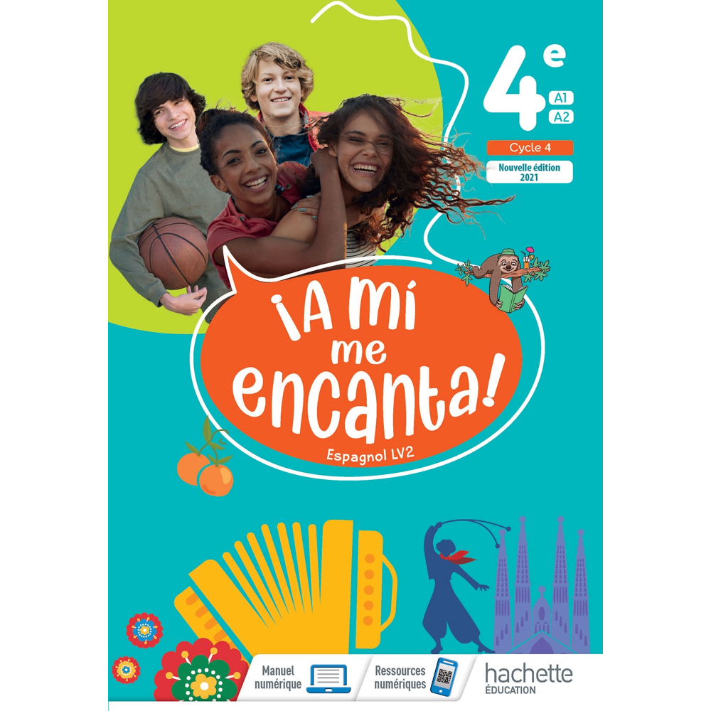 A mi me Encanta 4e - Livre élève - Ed. 2021 (Broché)