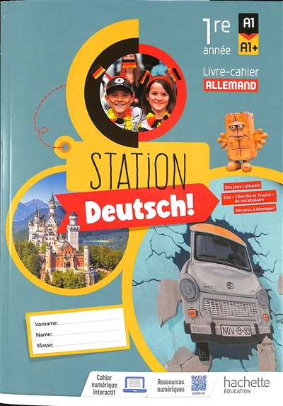 Station Deutsch! Allemand 1re année - Livre-cahier élève - Ed. 2023 (Broché)