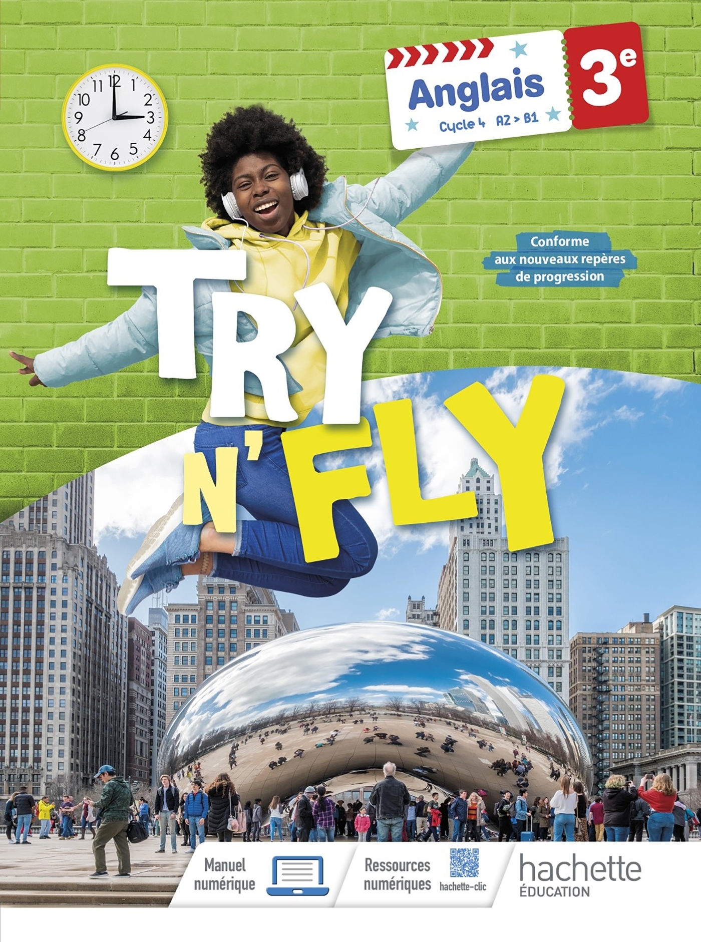 Try n' Fly Anglais 3e - Livre élève - Ed. 2023 (Broché)