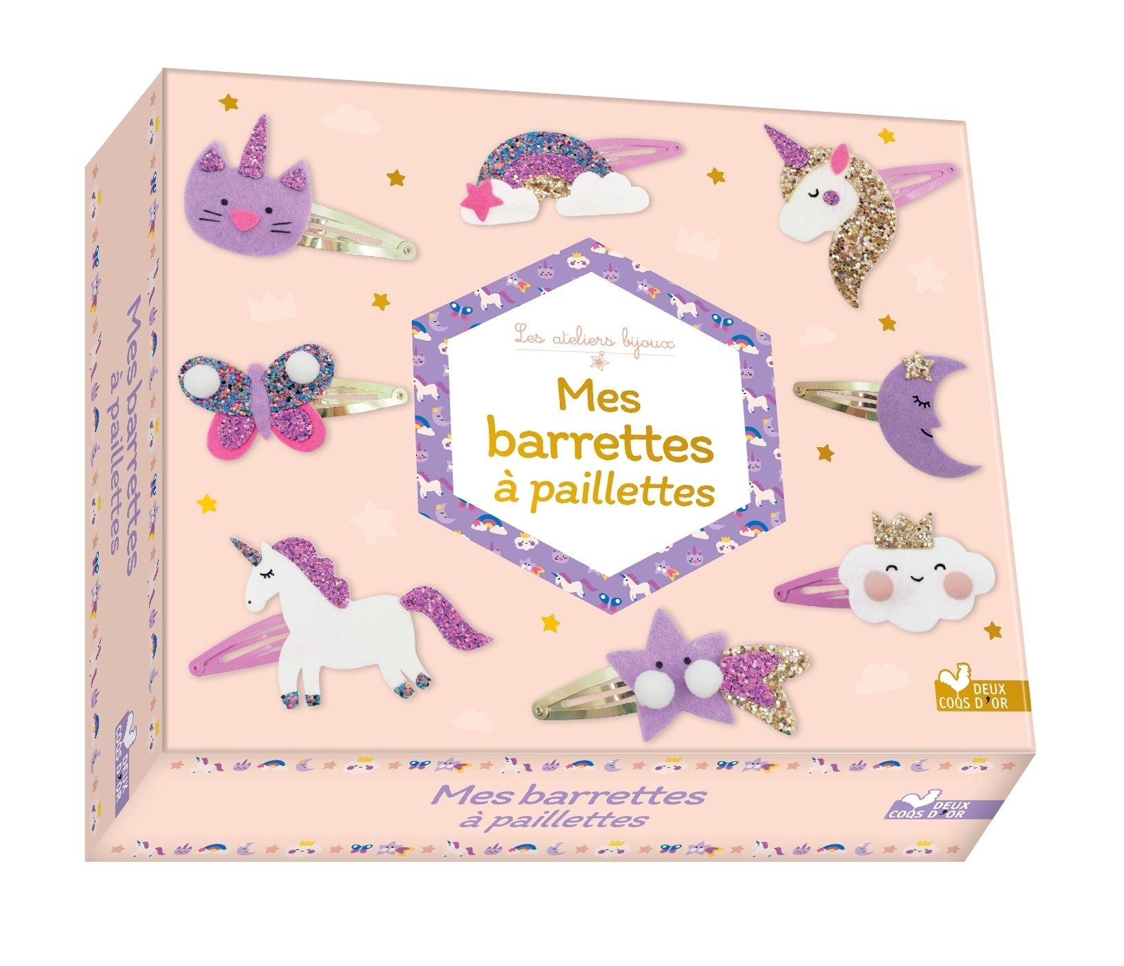 Mes barrettes à paillettes - coffret avec accessoires (Coffret)