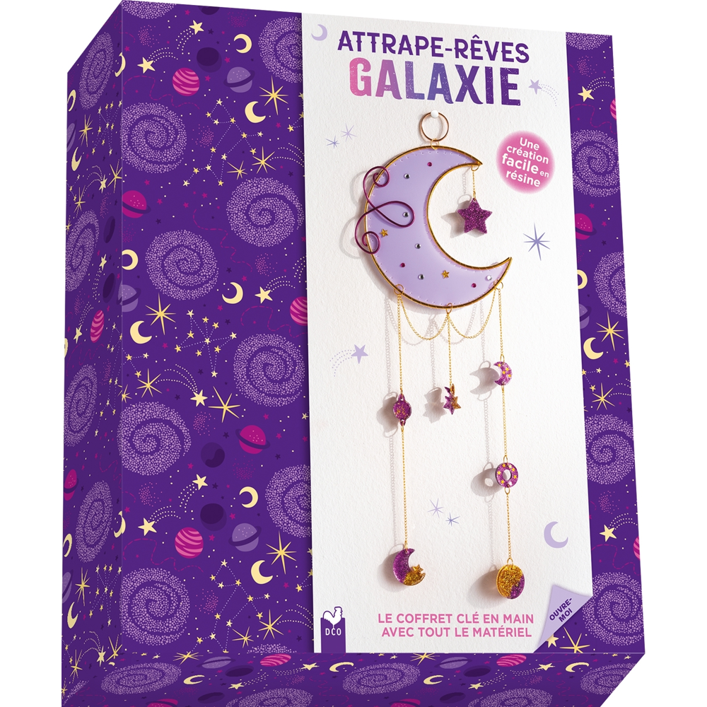 Attrape-rêves galaxie - coffret avec accessoires (Broché)