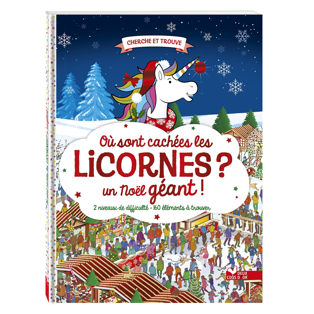 Où sont cachées les licornes - un Noel géant ! (Cartonné)