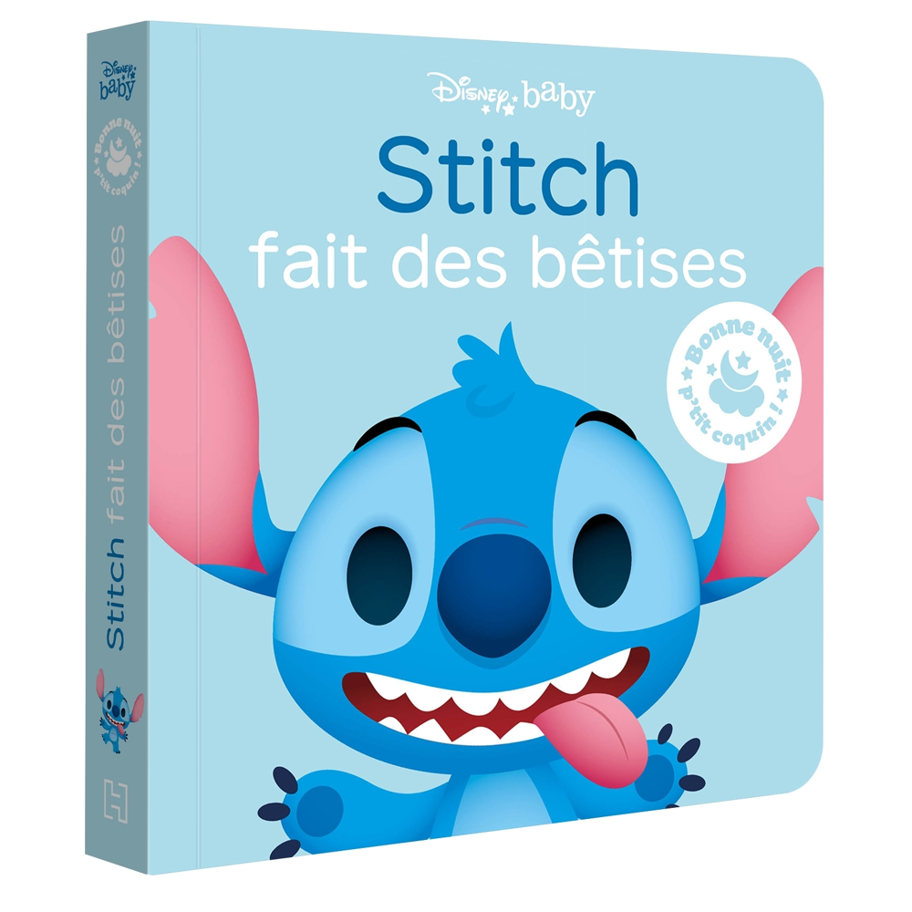 DISNEY BABY - Bonne nuit, p'tit coquin ! - Stitch fait des bêtises (Cartonné)