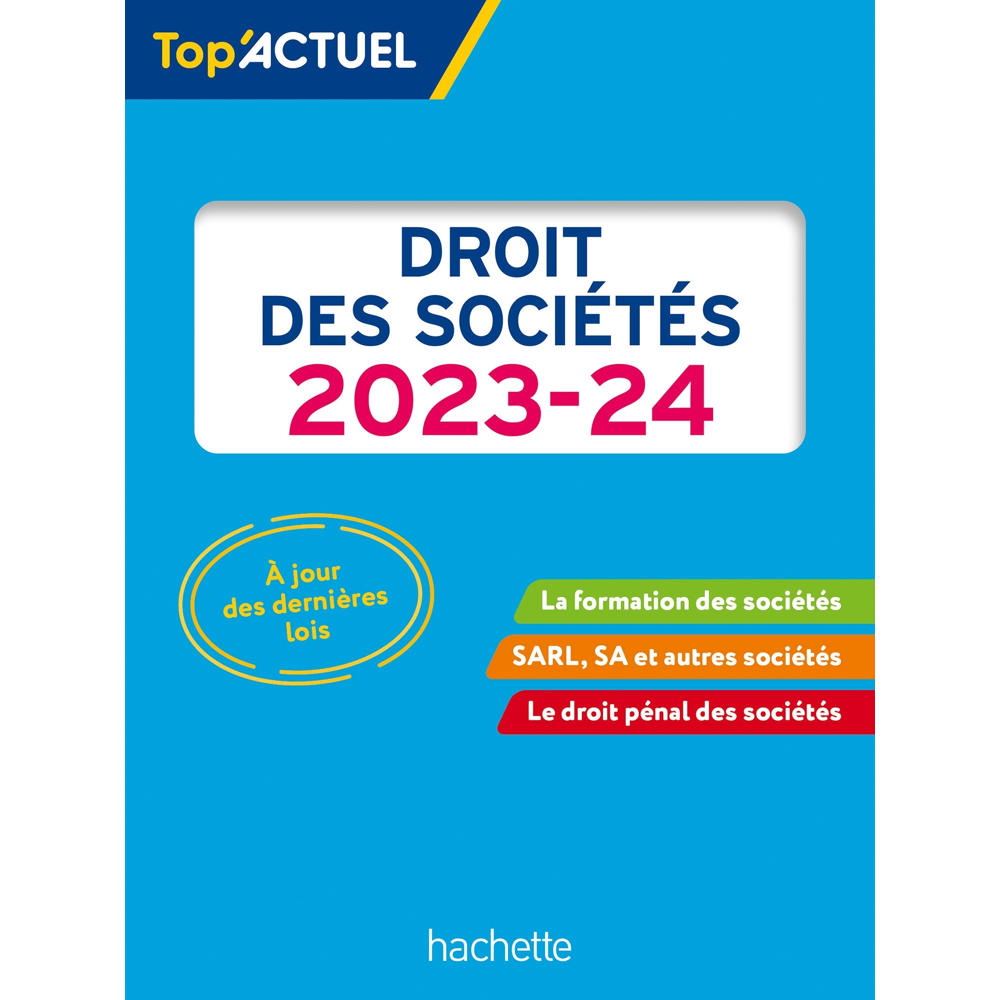 Top actuel Droit des sociétés 2023 - 2024 (Broché)