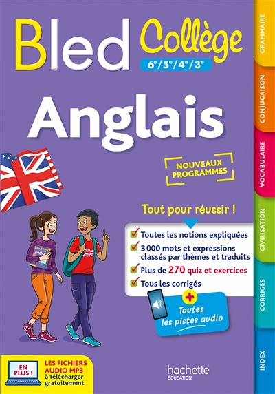 Bled Collège Anglais (Broché)