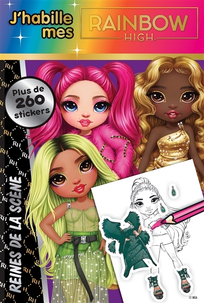 Rainbow High - J'habille - Reines de la scène (Broché)