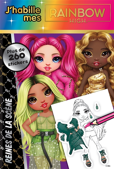 Rainbow High - J'habille - Reines de la scène (Broché)
