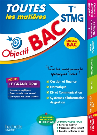 Objectif Bac 2024 - Term STMG Toutes les matières (Broché)