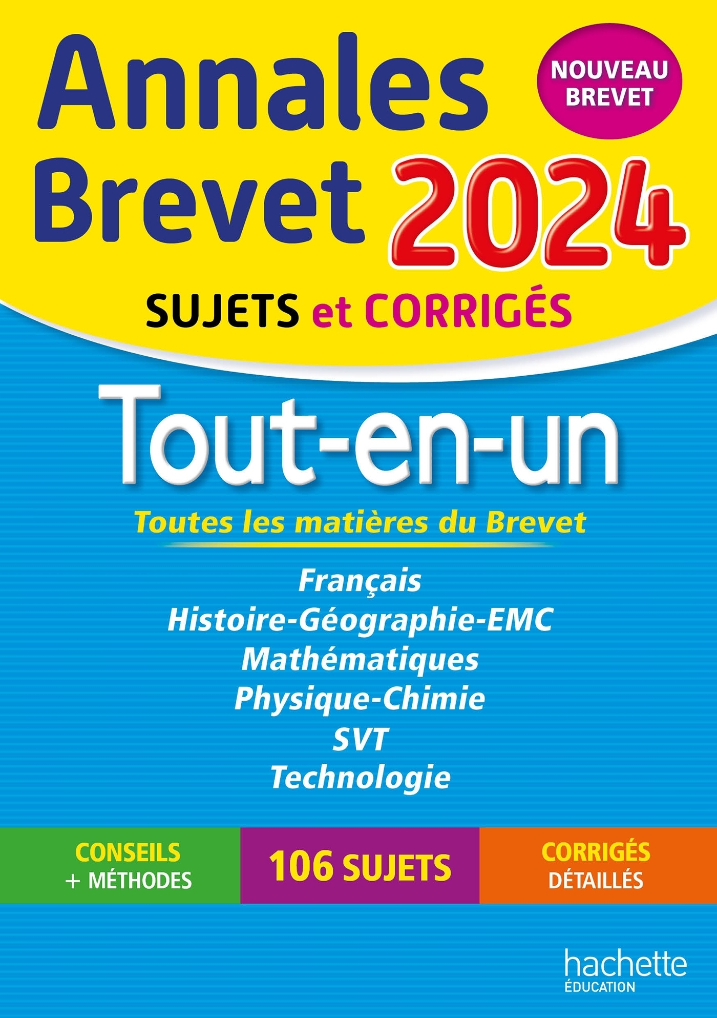 Annales BREVET 2024 Tout-en-un (Broché)
