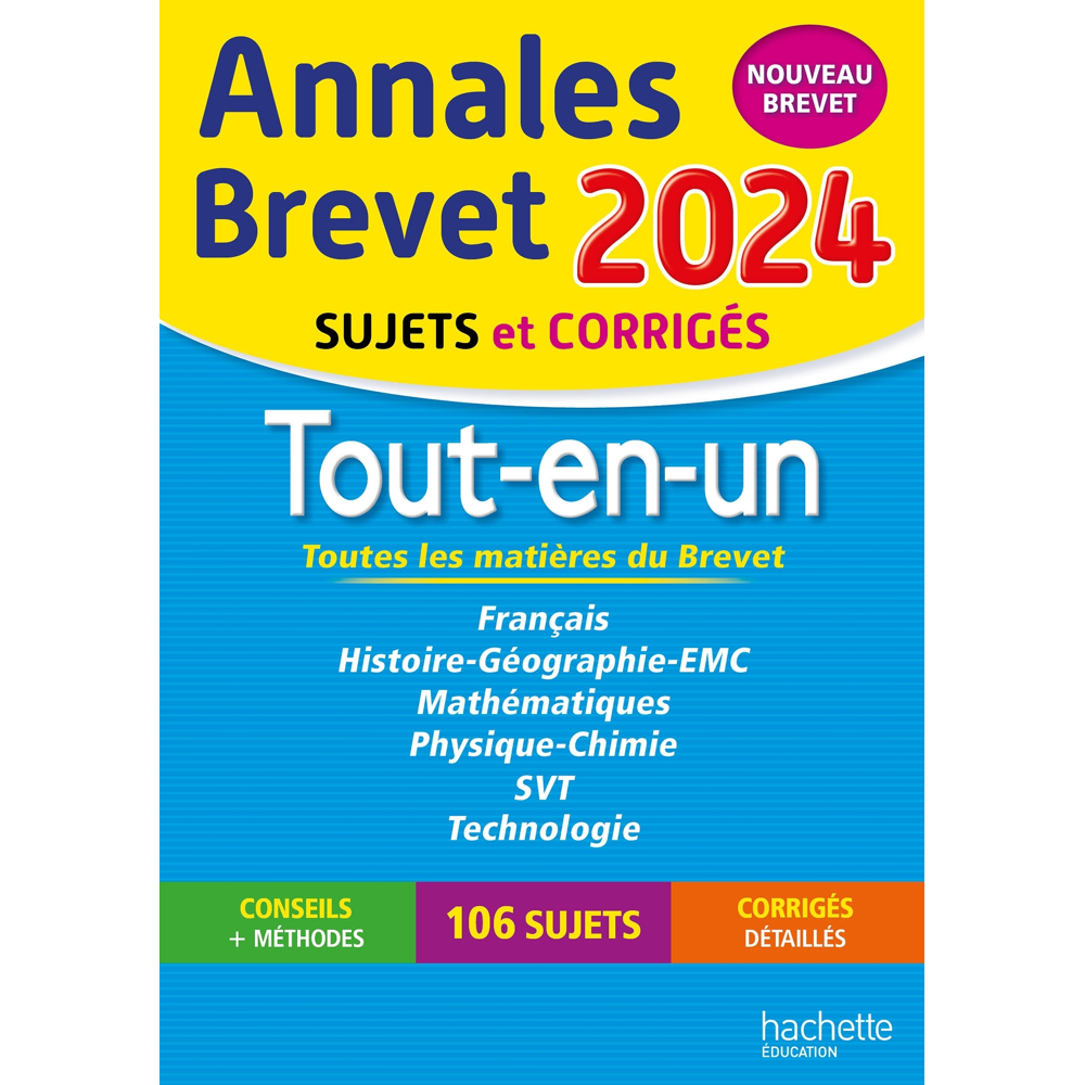 Annales BREVET 2024 Tout-en-un (Broché)