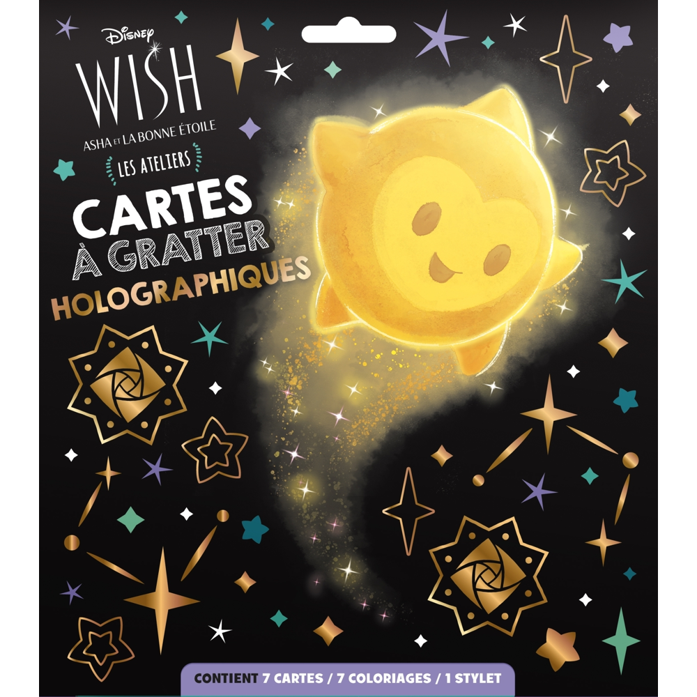 WISH, ASHA ET LA BONNE ÉTOILE - Pochettes Cartes à gratter - Disney (Broché)
