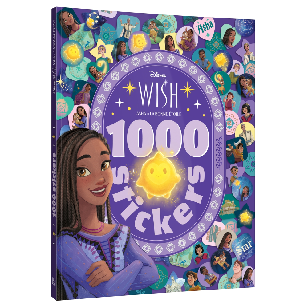 WISH, ASHA ET LA BONNE ÉTOILE - 1000 Stickers - Disney (Broché)