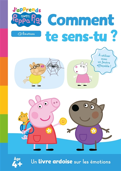 Peppa Pig - J'apprends avec Peppa - Comment te sens-tu ? (Cartonné)