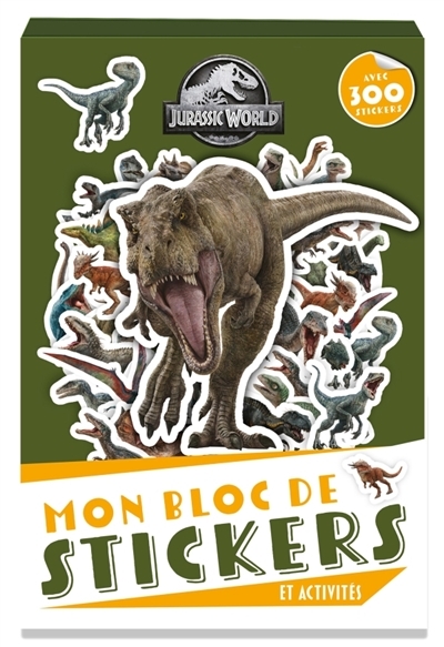 Jurassic World - Mon bloc de stickers et activités (Broché)