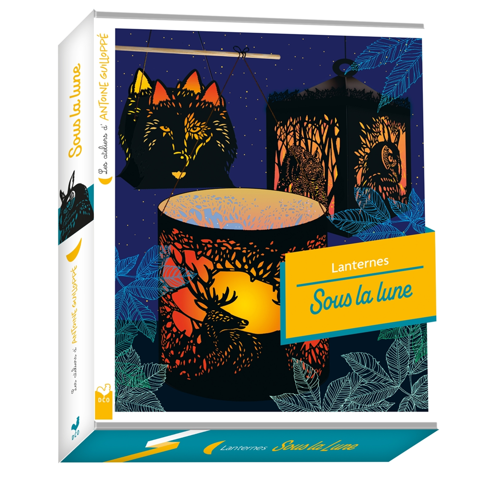 Les ateliers d'Antoine Guilloppé - Lanternes Sous la lune - coffret avec accessoires (Broché)