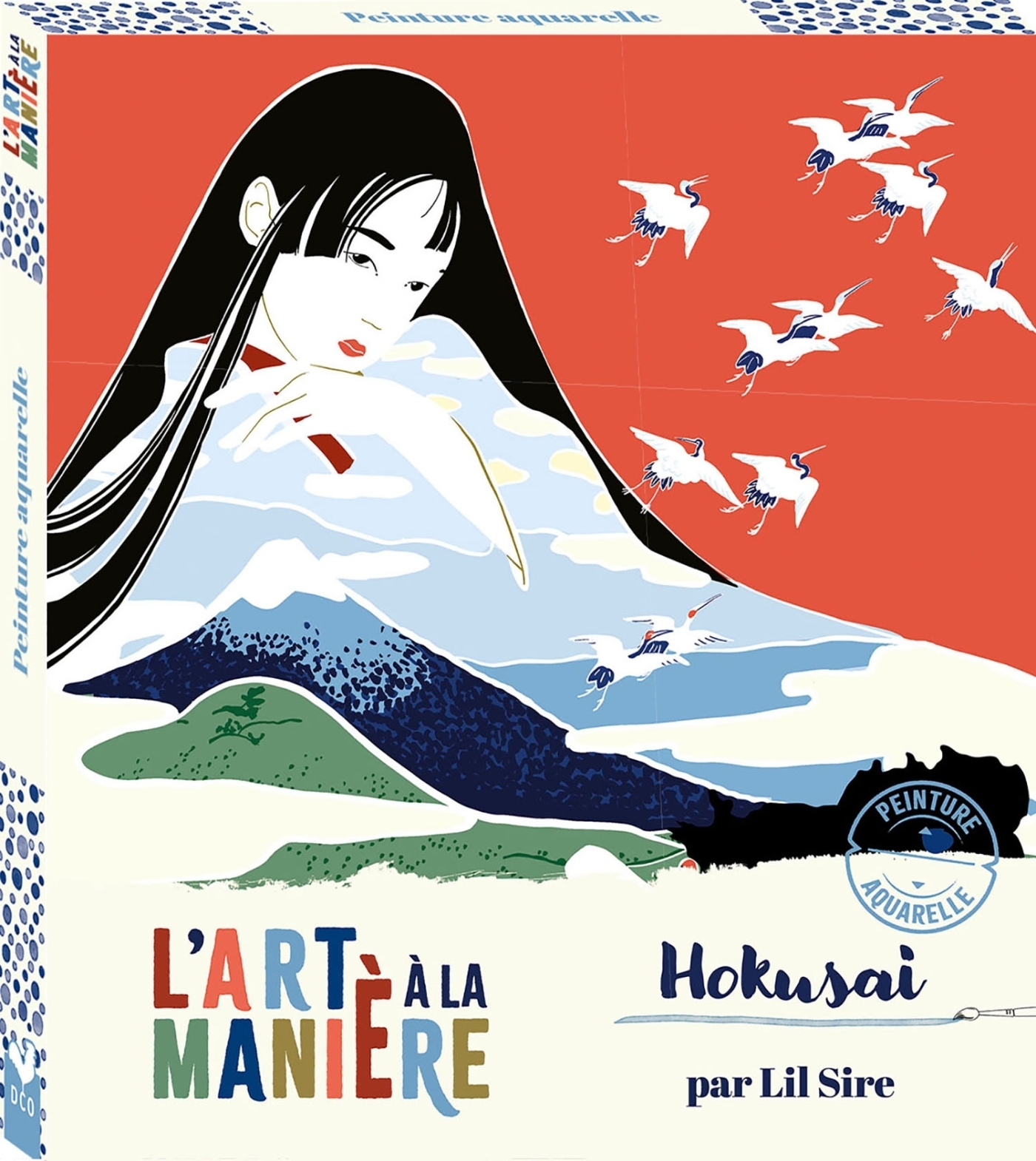 L'art à la manière d'Hokusai - Peinture aquarelle - boîte avec accessoires (Coffret)