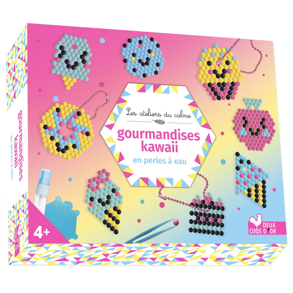 Gourmandises kawaii en perles à eau - coffret avec accessoires (Coffret)