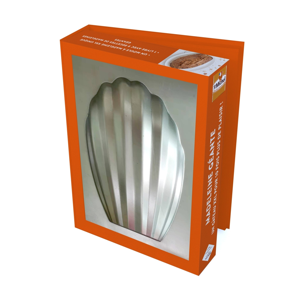 Coffret Madeleine géante - Dégustez-les de l'apéro au goûter ! (Broché)