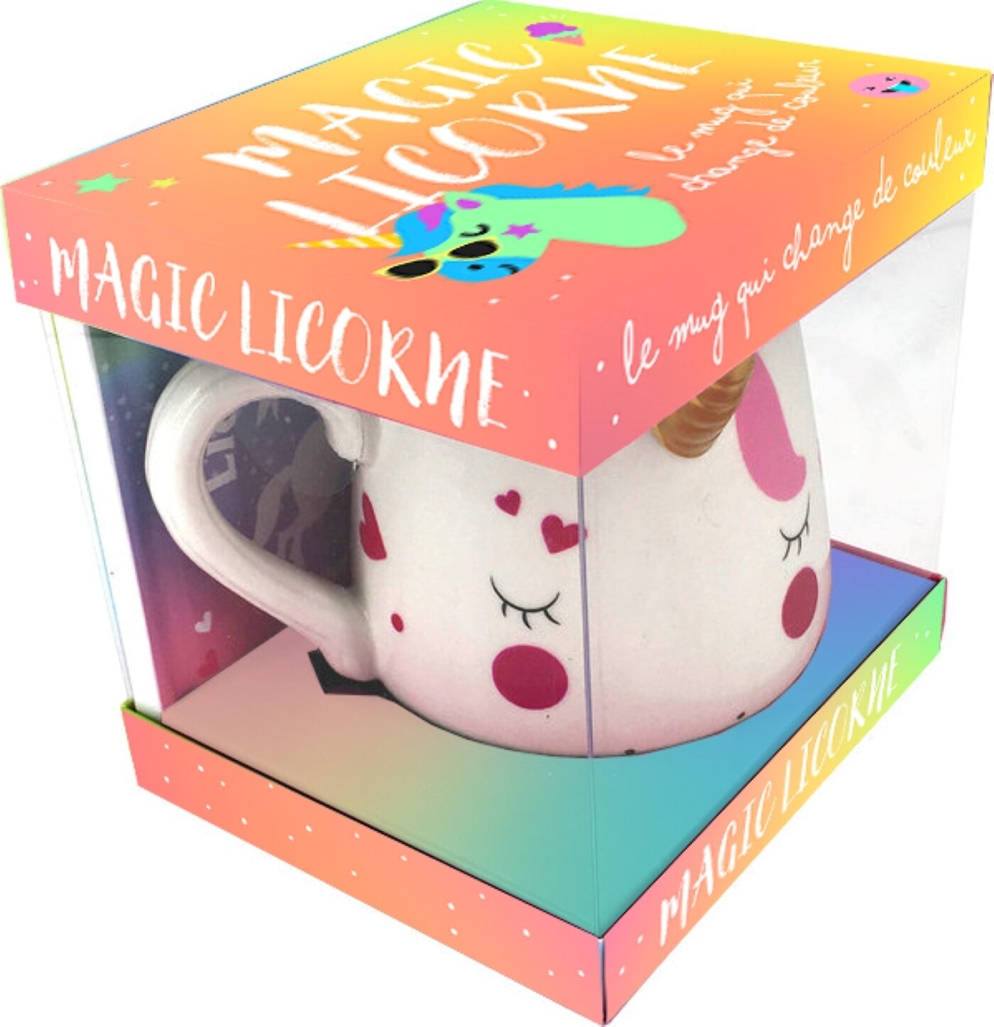 Coffret Mug Magic Licorne - Le mug qui change de couleur (Broché)