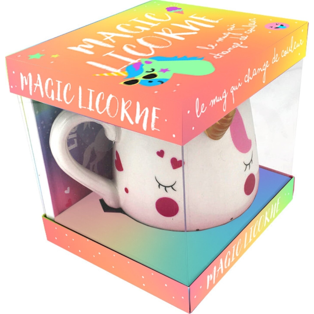 Coffret Mug Magic Licorne - Le mug qui change de couleur (Broché)