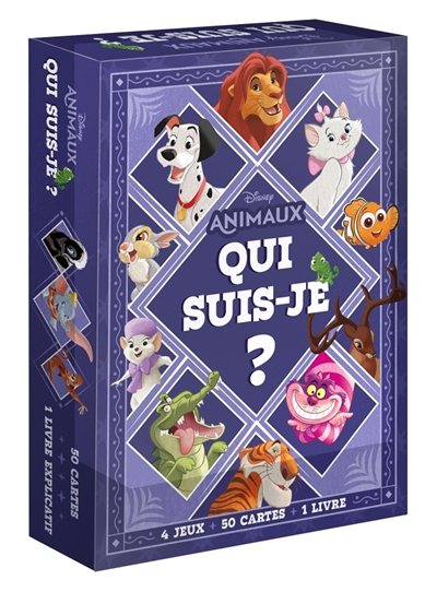 DISNEY ANIMAUX - Jeux de cartes Qui suis-je ? (Broché)
