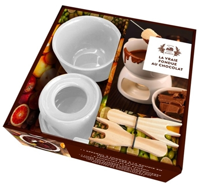 Coffret La vraie fondue au chocolat (Broché)