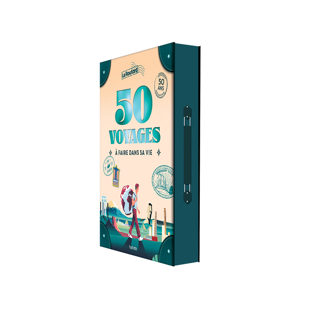 Les 50 voyages à faire dans sa vie (édition collector) (Relié)
