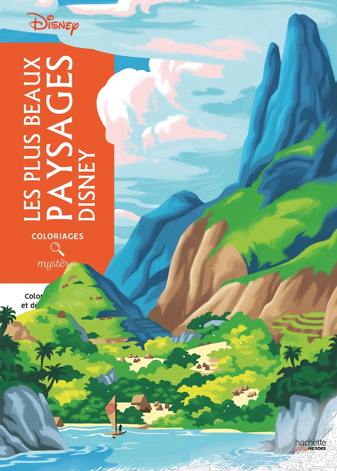 Coloriages mystères Disney - Les plus beaux paysages Disney (Broché)