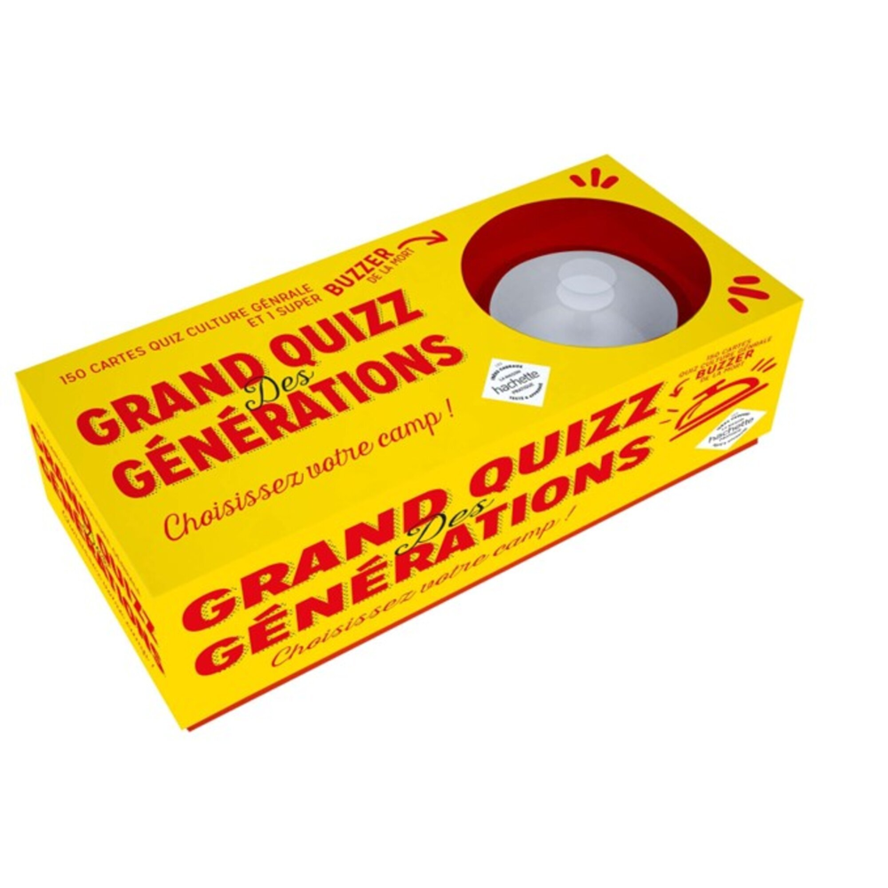 Coffret Grand quizz des générations - Choisissez votre camp ! (Coffret)