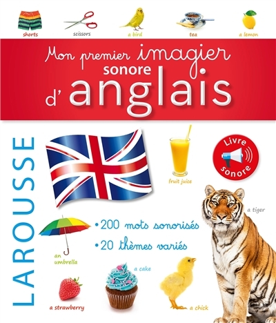 Mon premier imagier sonore d'anglais (Cartonné)