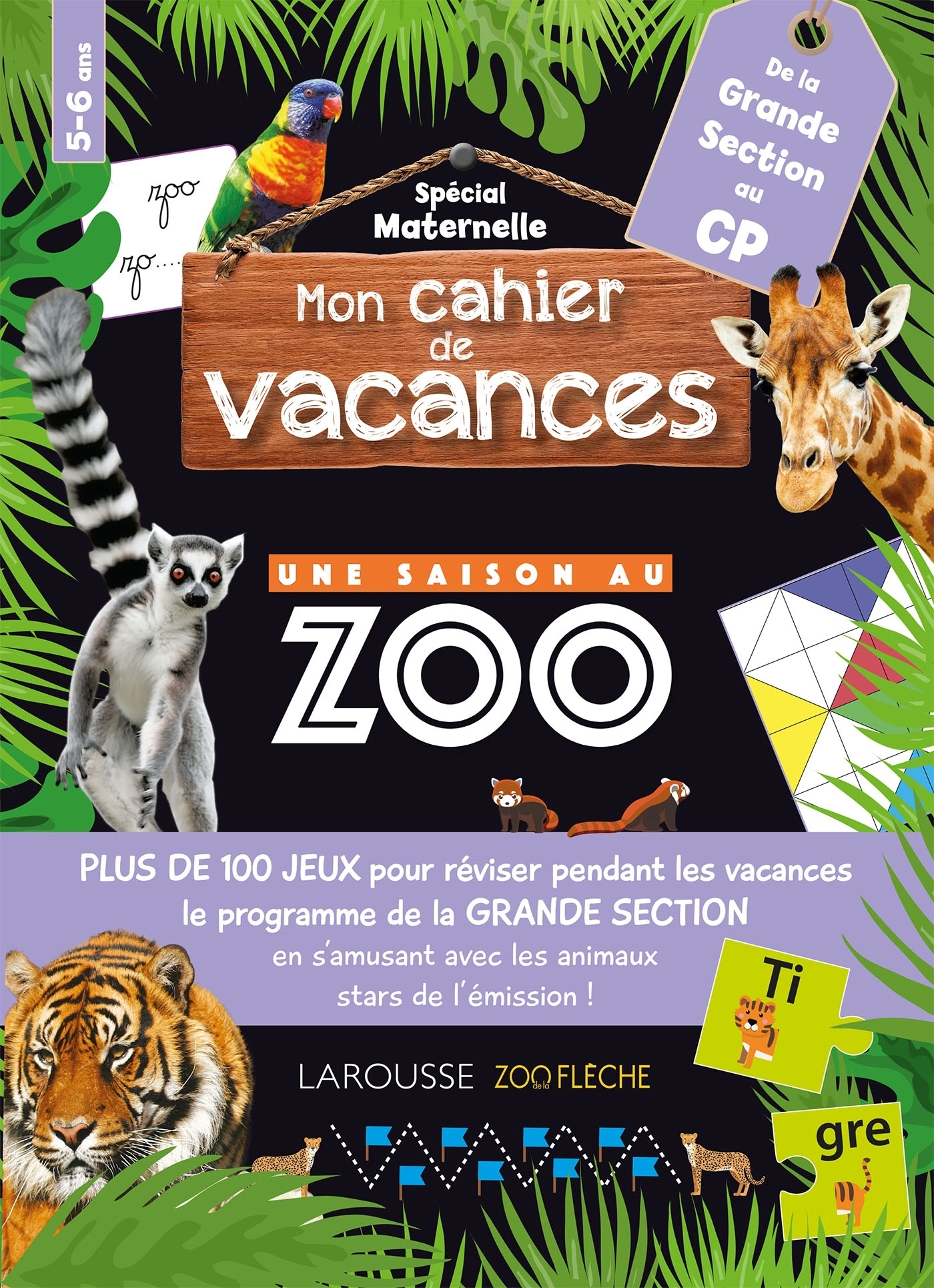 Mon cahier de vacances UNE SAISON AU ZOO GS-CP (Broché)