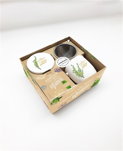 Mug Le bonheur est pavé de bonnes infusions (Coffret)