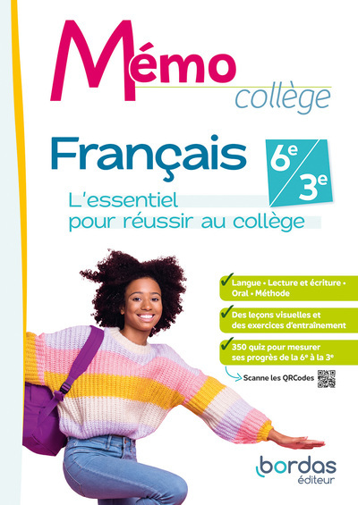 Mémo Collège - Français - 2023 - Cahier - élève (Broché)