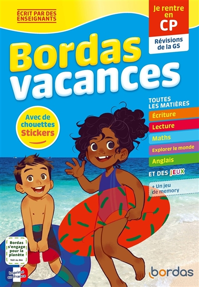Bordas Vacances - Je rentre en CP (Broché)