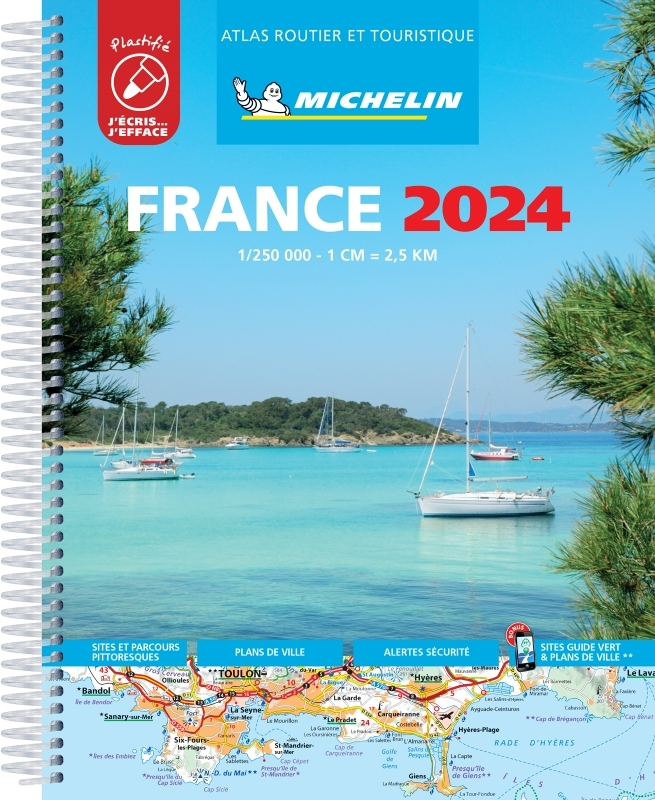 Atlas routier France 2024 Michelin Plastifié (Broché)