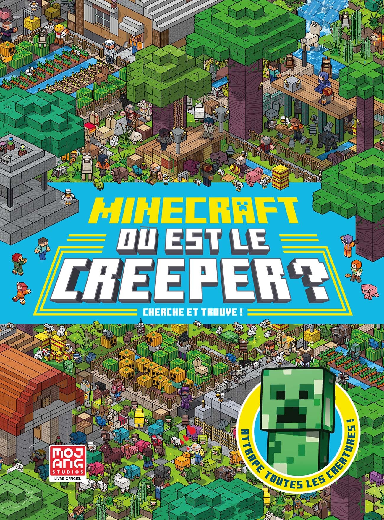 Minecraft : Où est le creeper ? - Cherche et trouve ! (Jeunesse)