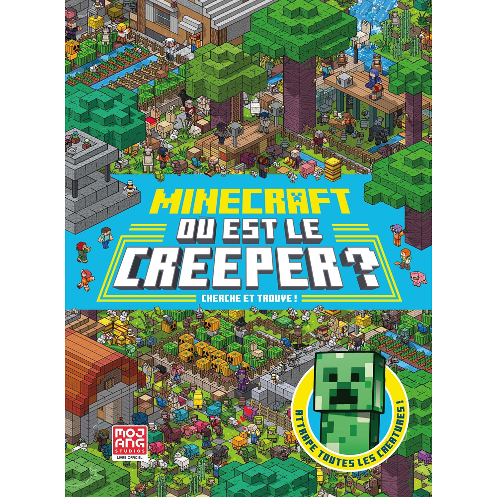 Minecraft : Où est le creeper ? - Cherche et trouve ! (Jeunesse)