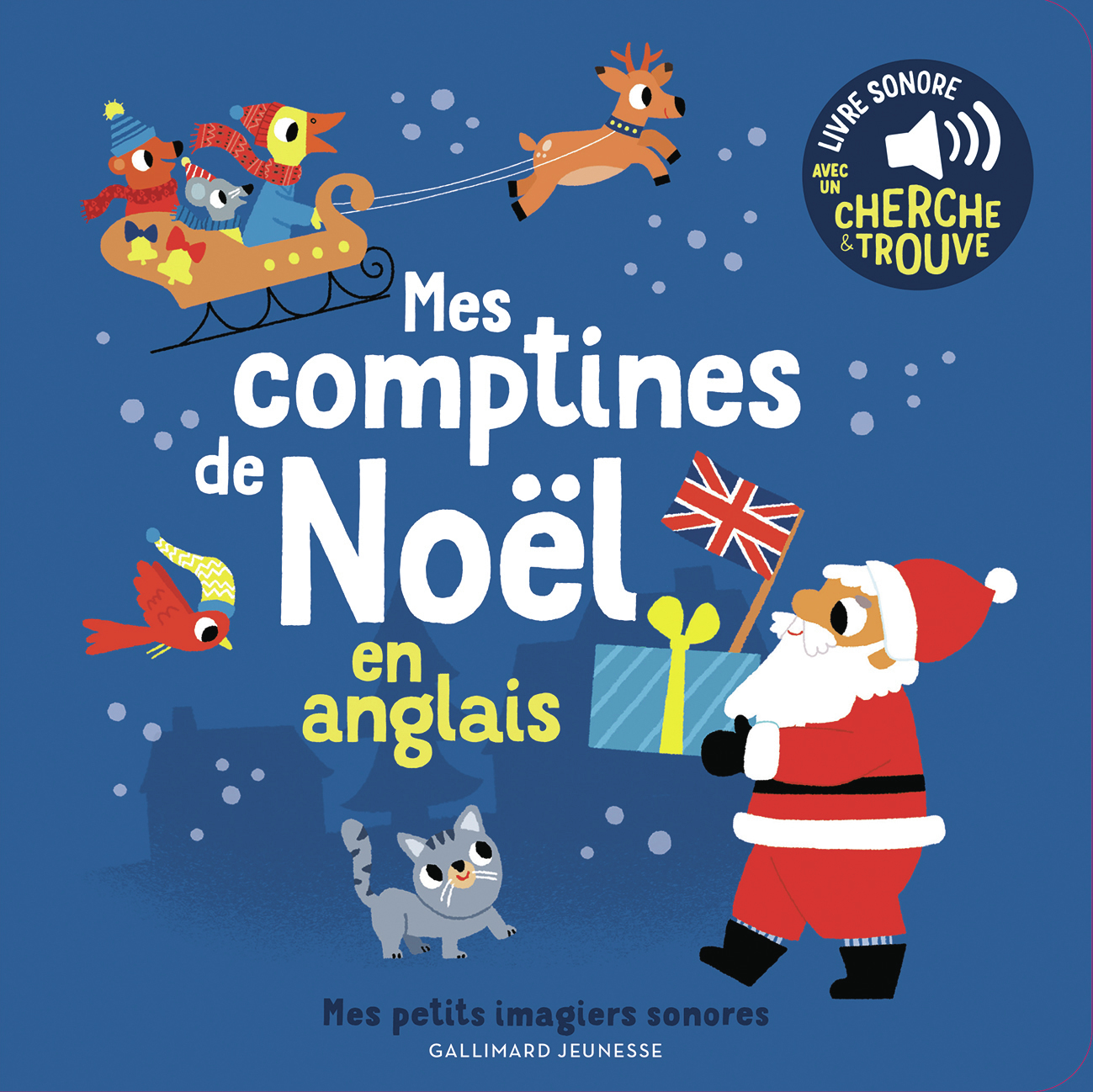 Mes comptines de Noël en anglais - Des sons à écouter, des images à regarder (Cartonné)