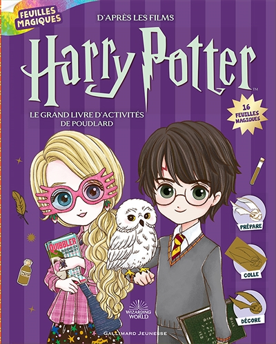 Harry Potter - Le Grand Livre d'activités de Poudlard - 16 feuilles magiques (Broché)