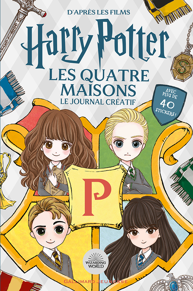 Harry Potter - Les 4 Maisons - Le journal créatif (Broché)